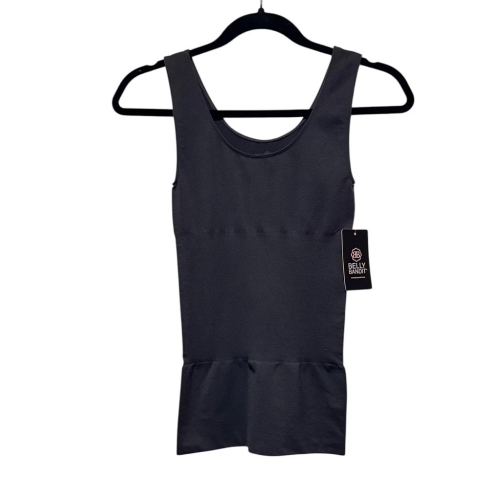Black Seamless Scoop Neck Tank Top - Women Intimates - Picture 4 of 11